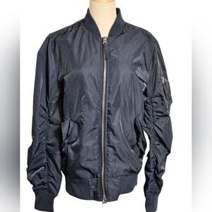 PacSun Navy Blue Bomber Jacket